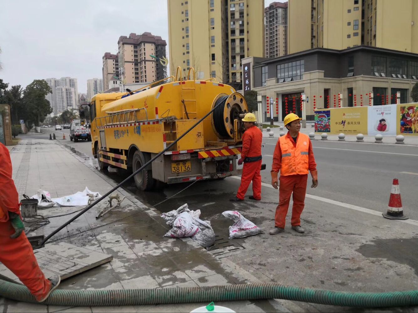 贵德排污管道清淤-管道清洗